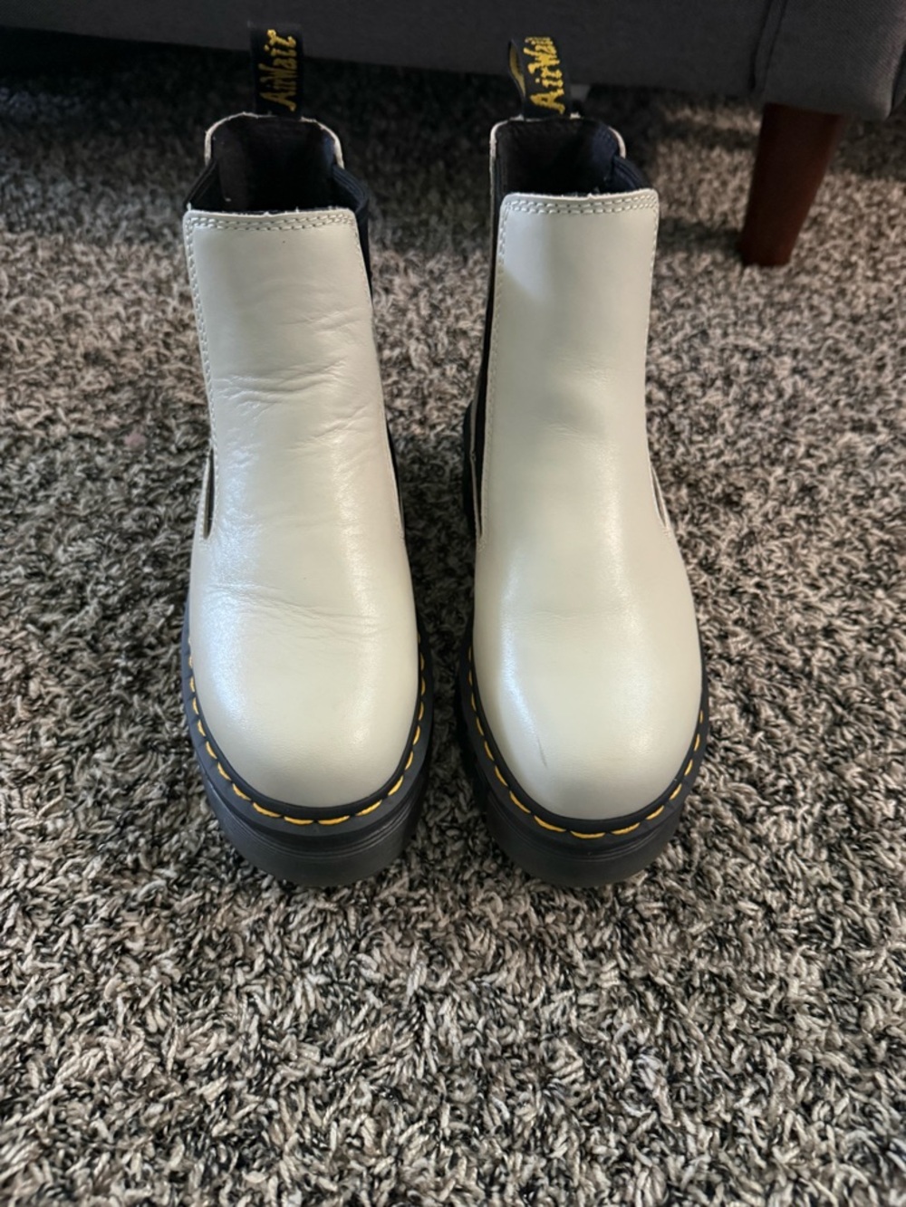 DR. MARTENS 2976 SMOOTH LEATHER PLATFORM CHELSEA BOOTS